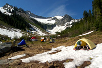 Camp at 4600 ft, July  2011