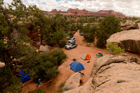 Canyonlands Needles group campsite
