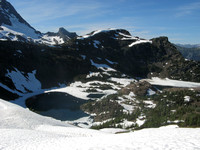 Jerry Lakes from the glacier