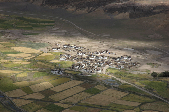 Tibet Villiage from Crystal Fort.